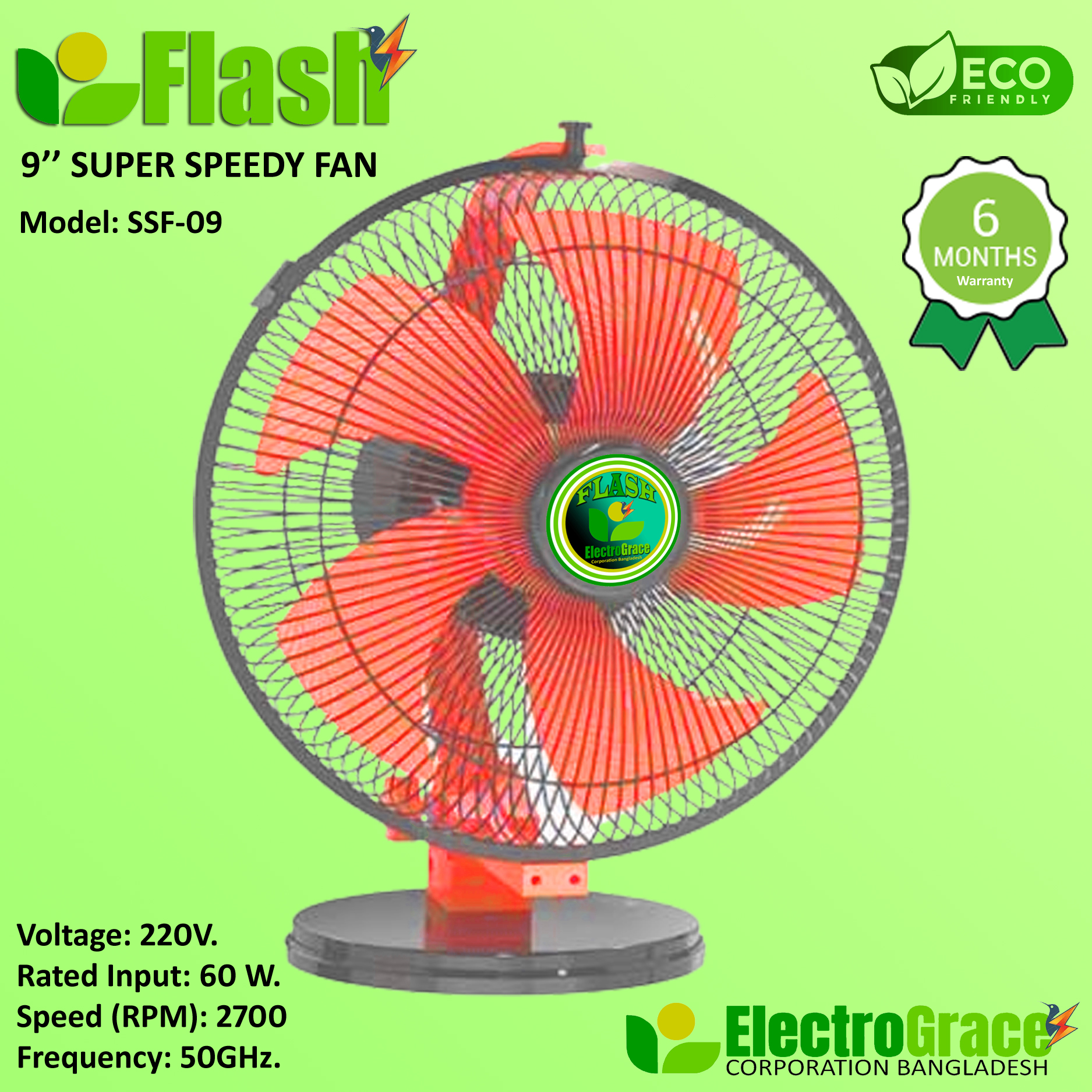 Super Speedy Fan-SSF09 Red